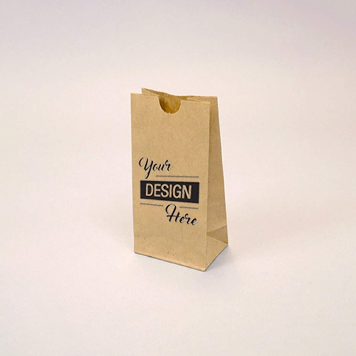Custom-Printed Natural Kraft 2-lb G